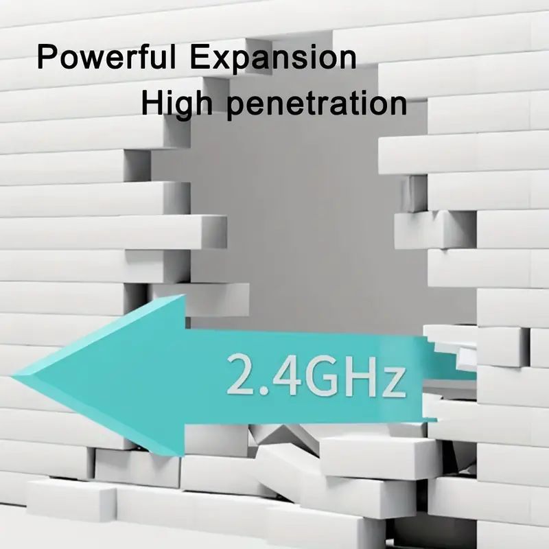 Ultra-Powerful 6x WiFi Range Extender - 1200Mbps Dual Band, Covers 9000 Sq Ft, Supports 35 Devices, 1-Tap Setup, 4 Antenna 360° Coverage, Ethernet Port