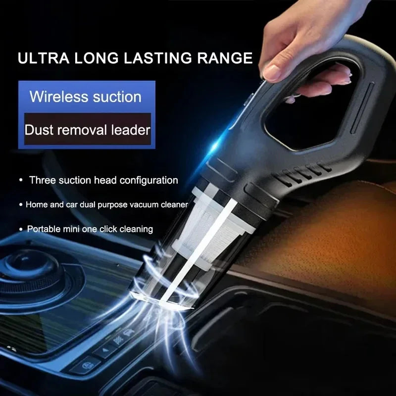 Xiaomi 120W Car Vacuum Cleaner Wireless Handheld Portable Cordless Cleaner USB Charging High Power Suitable for Car Pet Hair