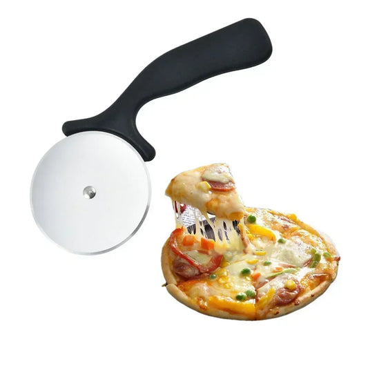 Stainless Steel Pizza Cutter Pastry Roller Cutter Pizza Knife Cookies Roller Wheels Scissors Baking Utensils Kitchen Accessories