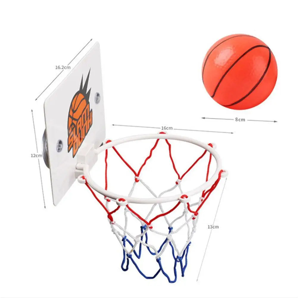 1 set Mini Basketball Backboard Hoop Netball Board Box Set Kids Indoor Game Kids Toys