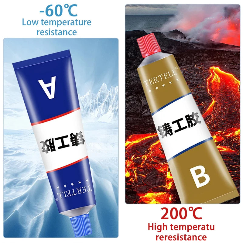 Strength Bonding Sealant AB Glue Metal Repair Glue Magic Plastic Repair Casting Adhesive Cold Weld Industrial Repair Agent