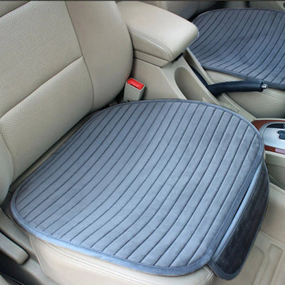 Warm Car Seat Cover for Front Rear or Full Set Flocking Chair Protector Seat Cushion Pad Mat Non Slide Auto Universal