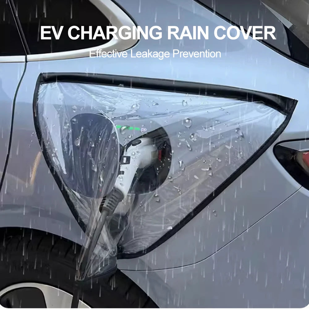 Universal Car Charging Rain Cover Electric Vehicles Charger Plug Port Protection Waterproof Electric Car Charging Gun Cover