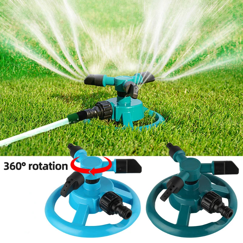 360 Degree Automatic Rotating Garden Lawn Water Sprinklers System Quick Coupling Lawn Rotating Nozzle Garden Irrigation Supplies