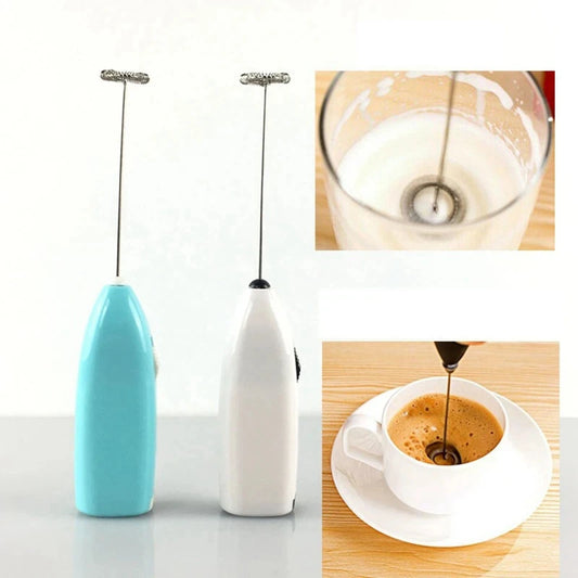 1 PCS Milk Frother Handheld Mixer Foamer Coffee Maker Egg Beater Cappuccino Stirrer Mini Portable Blender Kitchen Whisk Tool