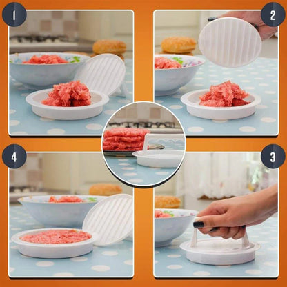 1pc Hamburger Press Stuffed Burger Press Plastic Meat Grill Party BBQ Burger Maker Mould Hamburger Maker Kitchen Tool