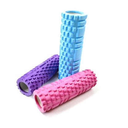 1pc Foam Massage Roller, Hollow Yoga Column Fitness Equipment for Muscle Massage, Physiotherapy and Sports Rehabilitation, Rolle