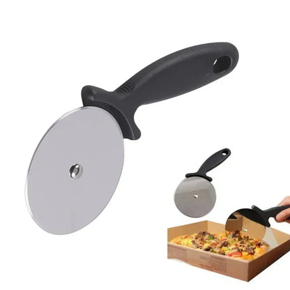 Stainless Steel Pizza Cutter Pastry Roller Cutter Pizza Knife Cookies Roller Wheels Scissors Baking Utensils Kitchen Accessories