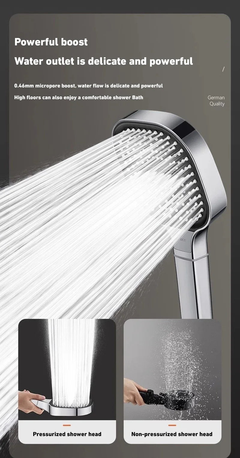 Xiaomi Mijia 13cm Large Panel 3 Modes High Pressure Shower Head Massage Shower Head With Filter Element Bathroom Accessories New