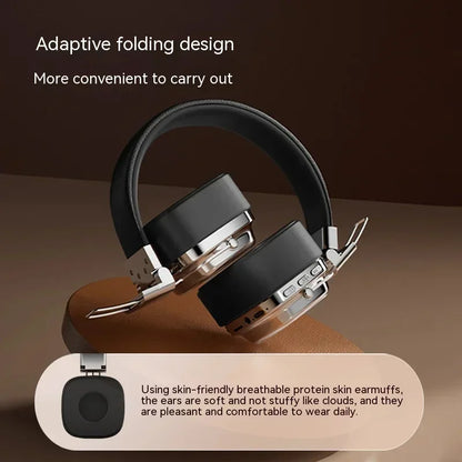 2024 New Retro On Ear Headphones Wireless Bluetooth Headsets DJ Stereo Sounds Bluetooth 5.3 Foldable Headset Gamer Choice