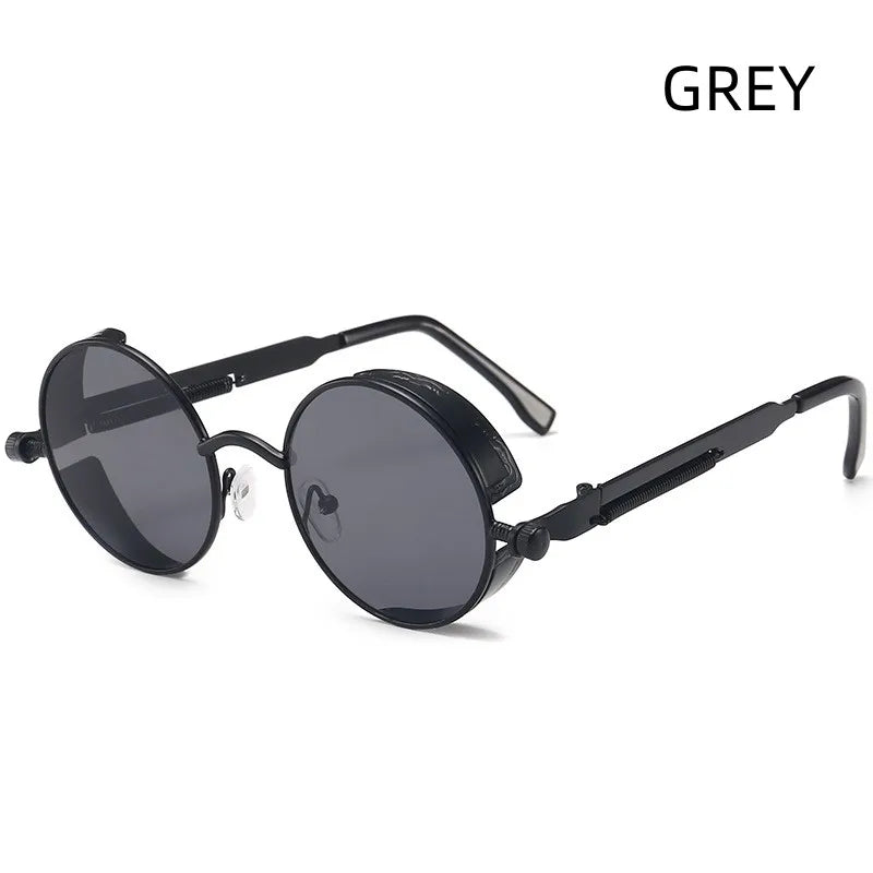 Steampunk Glasses New Fashion Round Sunglasses Europe And The United States Retro Glasses Trend Men and Women Models Sunglasses