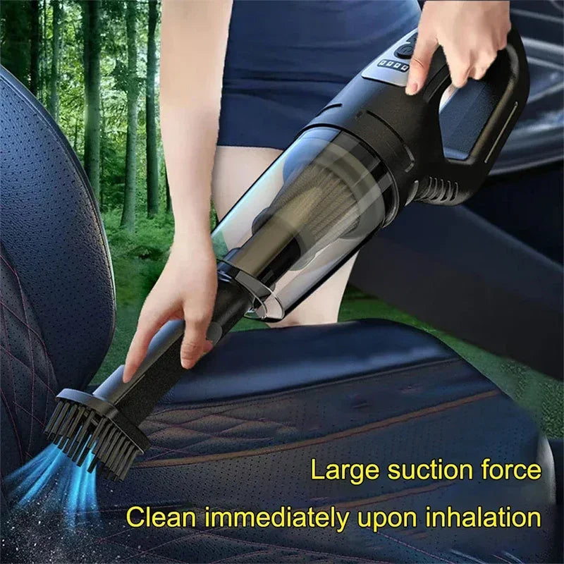 Wireless Vacuum Cleaner Powerful Suction Rechargeable Handheld Vacuum Cleaner Quick Charge for Car Home Pet Hair