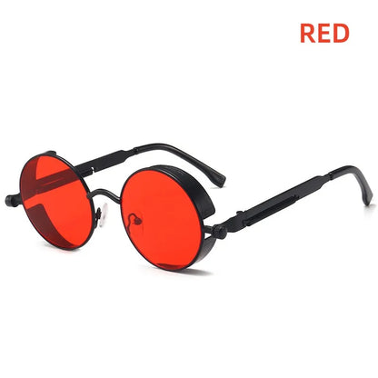 Steampunk Glasses New Fashion Round Sunglasses Europe And The United States Retro Glasses Trend Men and Women Models Sunglasses