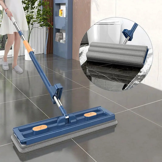 2023 New style large flat mop 360°Rotating Self-contained Dewatering Scraper mop For Home Hardwood Floor Deep Cleaning Mop