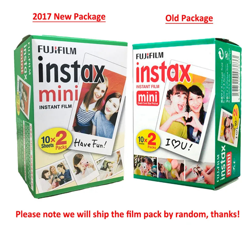 10/20/40/80/200 Sheets Fujifilm instax Mini 11 12  9 7+ 90 3 Inch White Edge Films For Instant Mini Camera 25 50s 90 Photo Paper