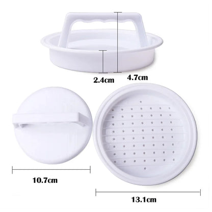 1pc Hamburger Press Stuffed Burger Press Plastic Meat Grill Party BBQ Burger Maker Mould Hamburger Maker Kitchen Tool