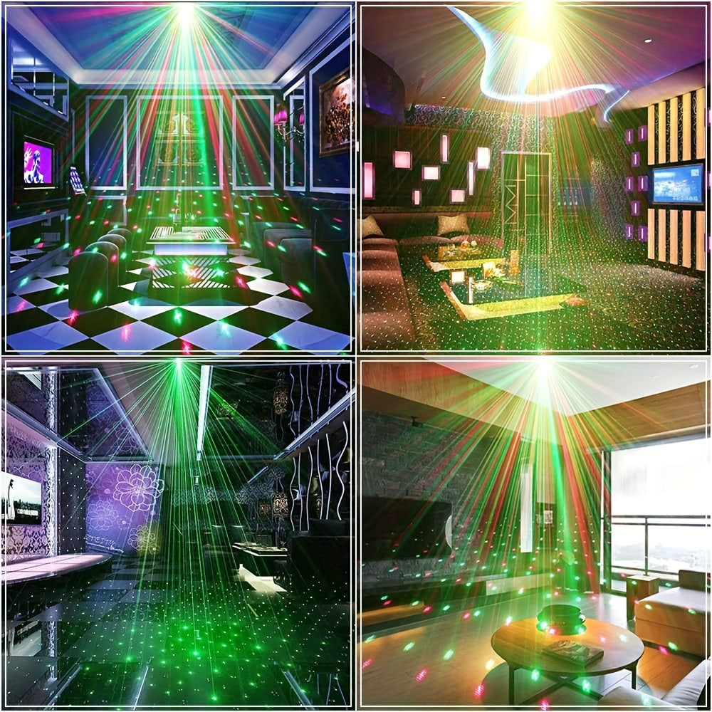 1 Meter USB Disco Laser Light - Color-Changing, Voice-Controlled, Multimode Party Light with Strobe Effect for DJ, Dance, Table, Bar, Birthday, Wedding, Holiday, and Christmas Celebrations