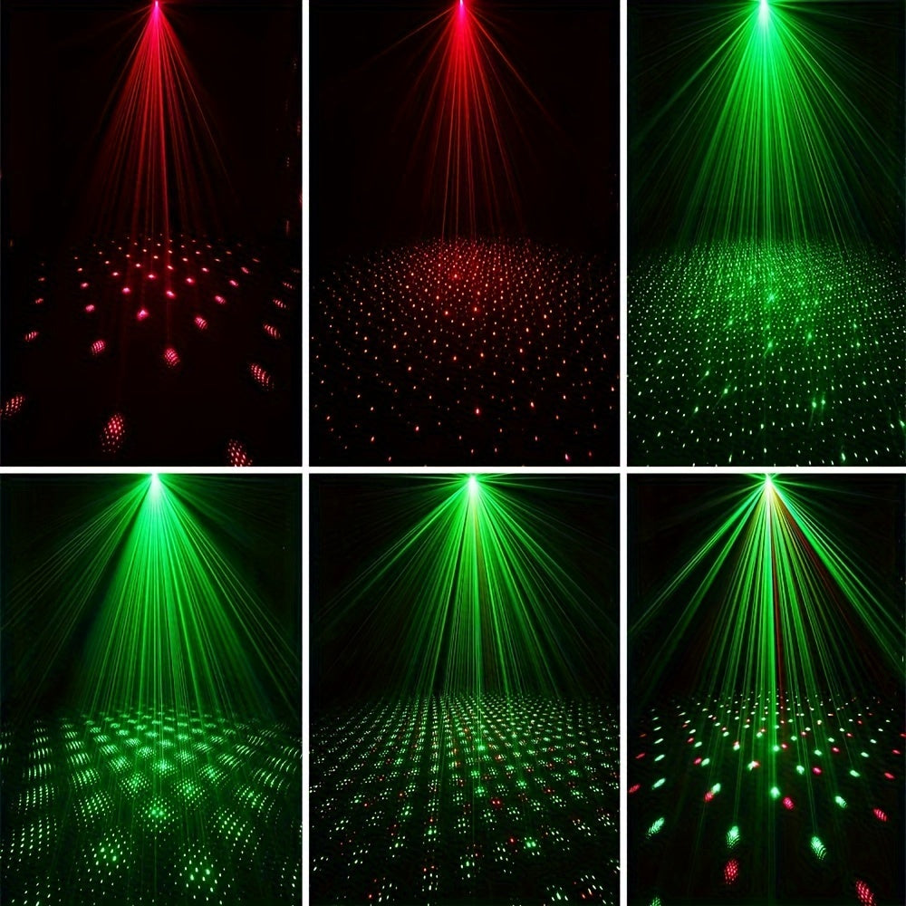 1 Meter USB Disco Laser Light - Color-Changing, Voice-Controlled, Multimode Party Light with Strobe Effect for DJ, Dance, Table, Bar, Birthday, Wedding, Holiday, and Christmas Celebrations