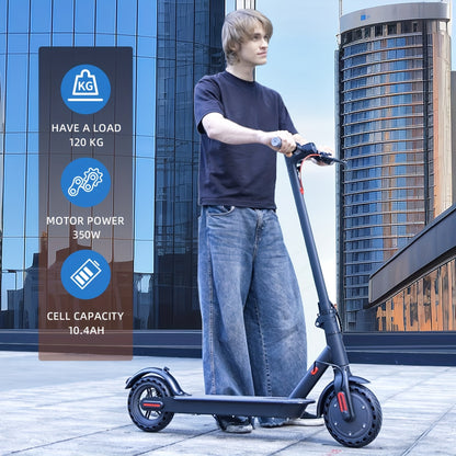 20-Mile Range J3 Electric Off-Road Scooter - 350W Motor, 20 MPH Max Speed, 8.5'' Tire, Foldable, Dual Braking System, Rear Position, Ideal for Adults Commuting